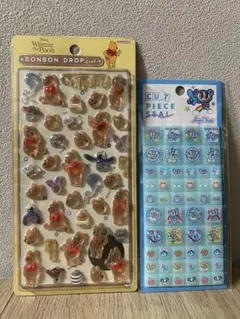 【正規品】くまのプーさん　ボンドロ　Angel Blue タイルシールセット