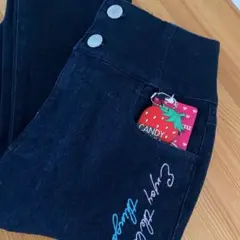 デニムロング丈　ハイウエストスキニー　150