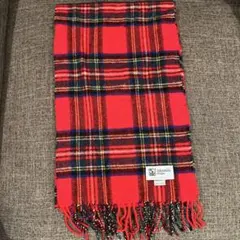 Johnstons of Elgin タータンチェックマフラー