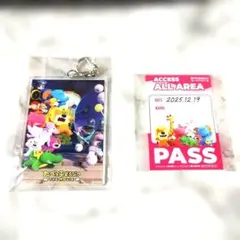 『たべっ子どうぶつ THE MOVIE25』特典アクリルキーホルダー+ステッカー