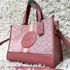 COACH C8448 シグネチャー 2WAY トートバッグ ショルダーバッグ