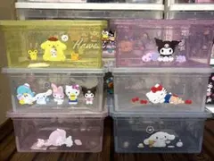 超美品♡サンリオ♡収納ケースＳ♡６個セットのサムネイル