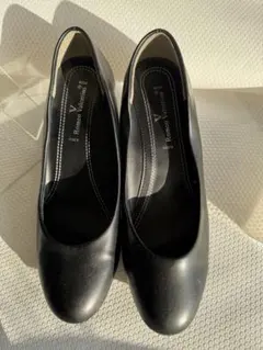 Romeo Valentino ブラック　パンプス　23.5㎝ ヒール5㎝
