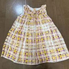 BURBERRY チェック柄 ノースリーブワンピース 100cm