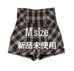 andmary High waist check pants black M - メルカリ