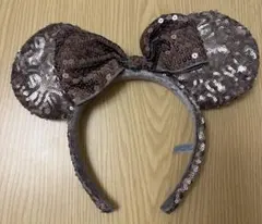 ミニーマウスカチューシャ ディズニー スパンコール