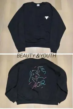 Beauty&Youth×AOR ビッグトレーナー　XL バックプリント