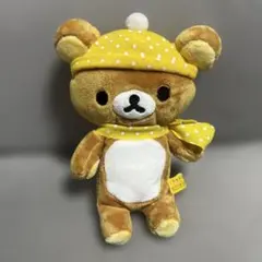 리락쿠마 水玉マフラーぬいぐるみ