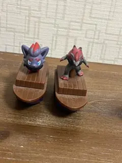 【美品】ポケモン　ゾロアゾロアーク　フィギュア　車