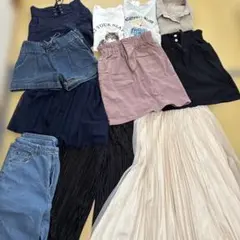 レディース　春　夏　洋服　まとめ売り 11点 トップス　スカート　パンツ　Mのサムネイル