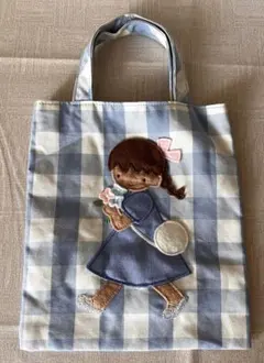 ファミリア 70周年 ファミリア ショー　ギンガムチェックミニバッグ