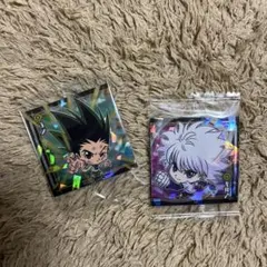 ゴンとキルアペア ホログラムステッカーセット