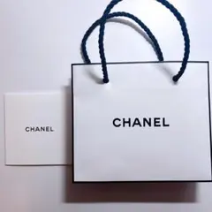 CHANEL ショップ袋 小型 ホワイト