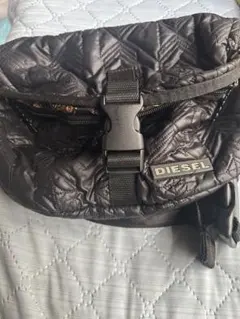 週末お値下げ DIESEL 黒 ウエストバッグ