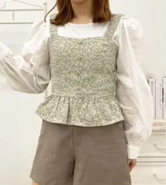 アプレジュール　ビスチェのみ　花柄