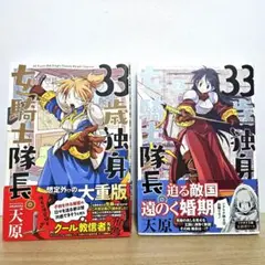 33歳独身女騎士隊長。　1巻　2巻