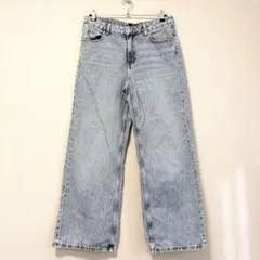 H&M ワイドハイデニム　ワイドパンツ ワイドデニム　ZARA プラスサイズ
