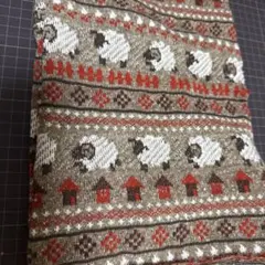 ⭐︎羊デザイン ジャガードニット生地