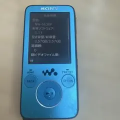 SONY Walkman NW-E062 本体 ブルー49 - メルカリ