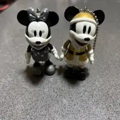 非売品　Disney ミッキー＆ミニー　フィギュアキーリング