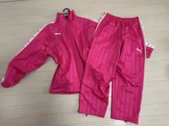 PUMA ジャージ　トラックジャケット、パンツ　y2k プーマ　プージャ　ピンク