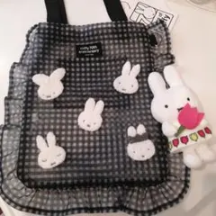 【新品】MIIA　ミッフィー 70周年　トートバッグ　ぬいぐるみキーチェーン