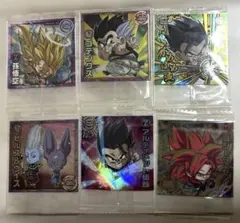 ドラゴンボール 超戦士シールウエハース 6枚セット