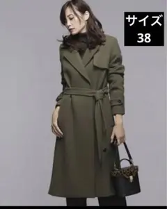 ナノユニバース　&co BIBYE ベルト付きコート