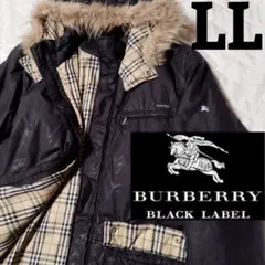 BURBERRY BLACK LABEL ダウンジャケット ノバチェック