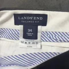 美品】LANDS' END ランズエンド テーラードフィット スラックス 34のサムネイル