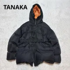 SARA LANZI （サラランツィ）ダウンジャケット紺ネイビーフード取外し 