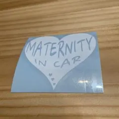 MATERNITY IN CAR 12 ステッカー ミニ177