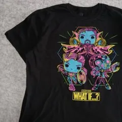 T356 公式　MARVEL POP Tシャツ 黒　XLのサムネイル