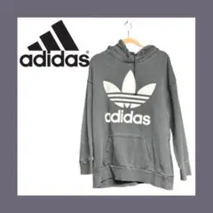 adidas アディダス パーカー フーディー メンズM ブラック コットン