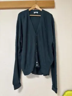 IZOD ダークグリーン カーディガン XL