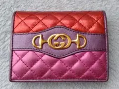 GUCCI　コンパクトウォレット　二つ折りミニ財布