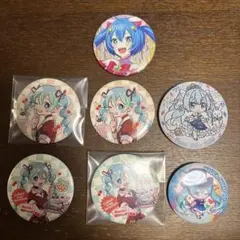 初音ミク缶バッジ 7個セット