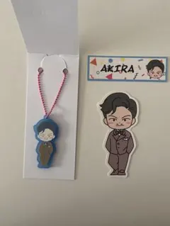 EXILE AKIRA THE REASON ラバーキーホルダー＆ステッカー
