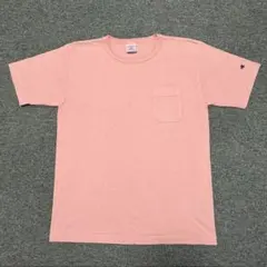 Champion　USA製　T1011 ヘビーウェイトTシャツ　ピンク　Mサイズのサムネイル