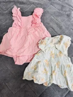 ベビーワンピースとチュニック2点セット