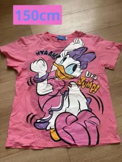 ディズニー公式 デイジーダック Tシャツ ピンク　150cmのサムネイル