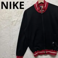 Nike ジップアップジャケット 黒/赤　トラックジャケット