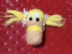 即発送 羊毛フェルト ハンドメイド 人形 置物 天使のハチ 羊毛フェルトキット