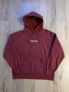 SUPREME Box Logo Hooded Sweatshirt Plum