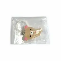 リラックマ　クリアマスコットチャーム　めじるし　コリラックマ ねころび