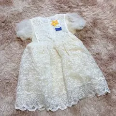 baby nest 120 フォーマルドレス ワンピース 花柄刺繍 チュールのサムネイル