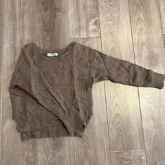 nano universe ブラウン ニットセーター 36