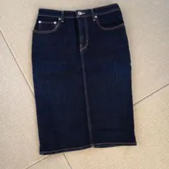デニムタイトスカート　ひざ丈 Fire Service