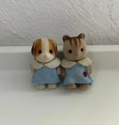 シルバニア　くるみリスの赤ちゃん　シフォンイヌ　赤ちゃん