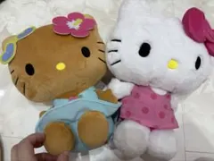 日焼けキティ巨大ぬいぐるみセット